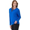 image:imageHanes Womens Sport Cool Dri Performance Long Sleeve TShirtAwesome Blue  1 Pack