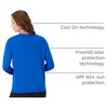 image:imageHanes Womens Sport Cool Dri Performance Long Sleeve TShirtAwesome Blue  1 Pack