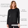 image:imageHanes Womens Sport Cool Dri Performance Long Sleeve TShirtBlack  Grey Heather  Navy Heather  Charcoal