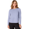 image:imageHanes Womens Sport Cool Dri Performance Long Sleeve TShirtGrey Heather  Navy Heather teal Ivy  Peri Blue