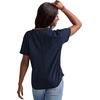 image:imageHanes Womens TriBlend Relaxed Fit TShirt Oversized Lightweight Tee Available in Plus SizeAthletic Navy Pe Heather