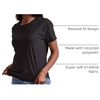 image:imageHanes Womens TriBlend Relaxed Fit TShirt Oversized Lightweight Tee Available in Plus SizeBlack