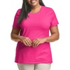 image:imageJUST My Size Womens PlusSize Short Sleeve Crew Neck TeeAmaranth