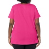 image:imageJUST My Size Womens PlusSize Short Sleeve Crew Neck TeeAmaranth