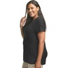 image:imageJUST My Size Womens PlusSize Short Sleeve Crew Neck TeeEbony