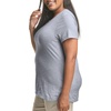 image:imageJUST My Size Womens PlusSize Short Sleeve Crew Neck TeeLight Steel