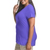 image:imageJUST My Size Womens PlusSize Short Sleeve Crew Neck TeePetal Purple
