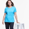image:imageJUST My Size Womens PlusSize Short Sleeve Crew Neck TeeProcess Blue