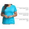 image:imageJUST My Size Womens PlusSize Short Sleeve Crew Neck TeeProcess Blue