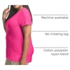 image:imageJUST My Size Womens PlusSize Short Sleeve Crew Neck TeeSizzling Pink