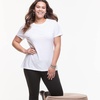 image:imageJUST My Size Womens PlusSize Short Sleeve Crew Neck TeeWhite