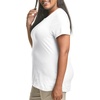 image:imageJUST My Size Womens PlusSize Short Sleeve Crew Neck TeeWhite