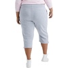 image:imageJust My Size Womens Sweatspants French Terry Capris with Pockets JMS Womens Capri Pocket SweatpantsLight Steel