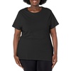 image:imageJUST My Size Womens PlusSize Short Sleeve Crew Neck TeeBlack