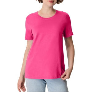 image:imageHanes Womens PerfectT Crewneck TShirt Lightweight Cotton Short Sleeve Tee for WomenAmaranth