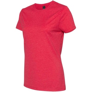 image:imageHanes Womens PerfectT Crewneck TShirt Lightweight Cotton Short Sleeve Tee for WomenHeather Red