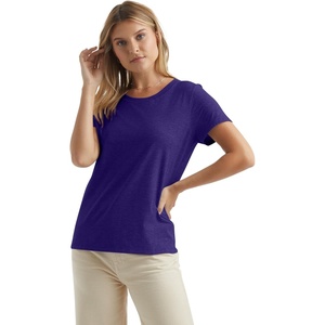 image:imageHanes Womens PerfectT Crewneck TShirt Lightweight Cotton Short Sleeve Tee for WomenPurple