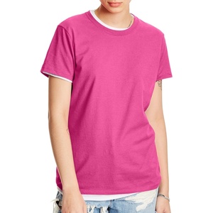 image:imageHanes Womens PerfectT Crewneck TShirt Lightweight Cotton Short Sleeve Tee for WomenWow Pink