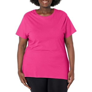 image:imageJUST My Size Womens PlusSize Short Sleeve Crew Neck TeeAmaranth