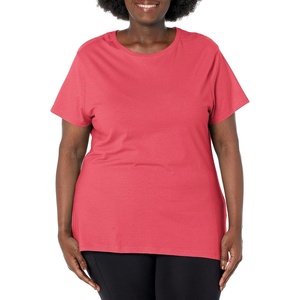 image:imageJUST My Size Womens PlusSize Short Sleeve Crew Neck TeeBriny Pink