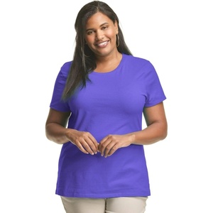 image:imageJUST My Size Womens PlusSize Short Sleeve Crew Neck TeePetail Purple
