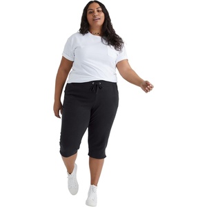 image:imageJust My Size Womens Sweatspants French Terry Capris with Pockets JMS Womens Capri Pocket SweatpantsBlack